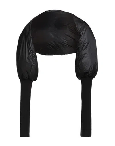Rick Owens Woman Shrug Black Size 4 Polyamide, Virgin Wool