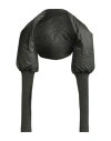 Rick Owens Woman Shrug Military Green Size 4 Polyamide, Virgin Wool In Green