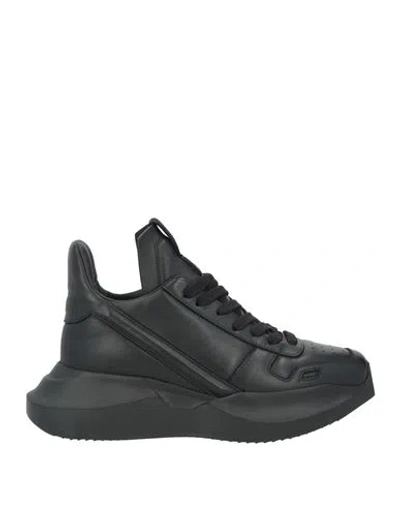 Rick Owens Woman Sneakers Black Size 5 Leather