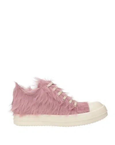 Rick Owens Woman Sneakers Pink Size 6 Leather