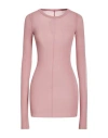 Rick Owens Woman Sweater Antique Rose Size 8 Viscose, Silk In Multi