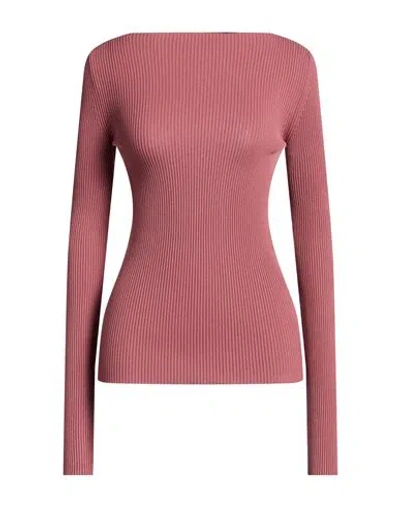 Rick Owens Woman Sweater Antique Rose Size M Viscose, Polyester In Pink