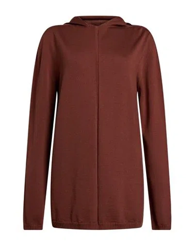 Rick Owens Woman Sweater Antique Rose Size S Virgin Wool In Burgundy