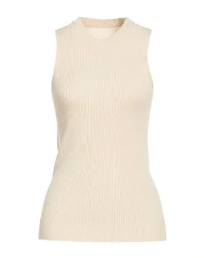 Rick Owens Woman Sweater Beige Size M Virgin Wool