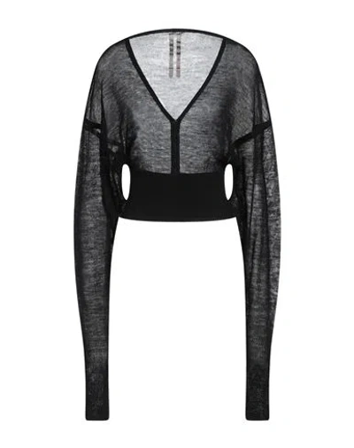 Rick Owens Woman Sweater Black Size L Virgin Wool
