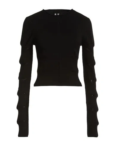 Rick Owens Woman Sweater Black Size L Viscose, Polyester
