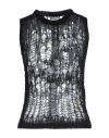 Rick Owens Woman Sweater Chocolate Brown Size L Polyamide, Mohair Wool, Wool In Black
