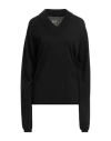 Rick Owens Woman Sweater Black Size M Virgin Wool In Black