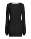 Rick Owens Woman Sweater Black Size M Virgin Wool In Black