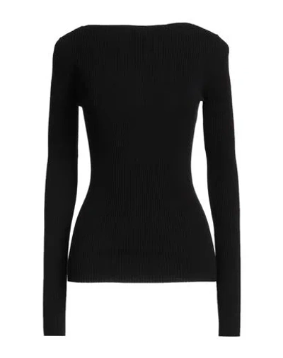 RICK OWENS RICK OWENS WOMAN SWEATER BLACK SIZE M VISCOSE, POLYESTER