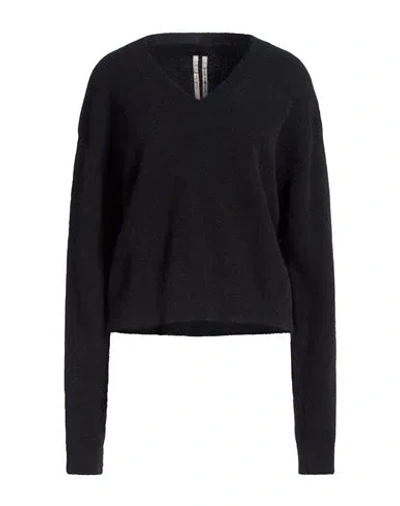 Rick Owens Woman Sweater Black Size S Alpaca Wool, Polyamide, Wool, Elastane