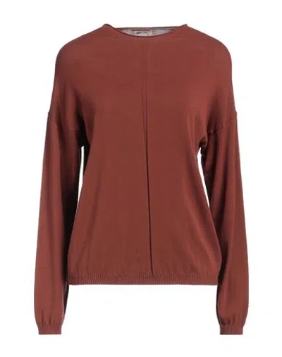 Rick Owens Woman Sweater Brown Size S Viscose, Polyester