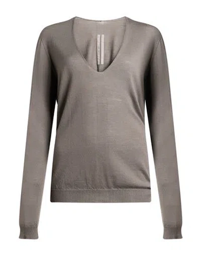 Rick Owens Woman Sweater Charcoal Size S Virgin Wool In Gray