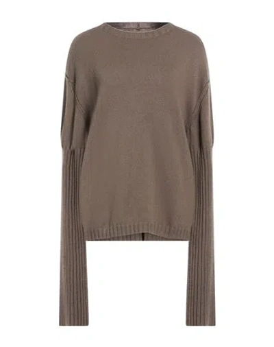 Rick Owens Woman Sweater Dark Brown Size M Cashmere