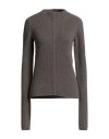 Rick Owens Woman Sweater Grey Size L Cashmere, Wool In Gray