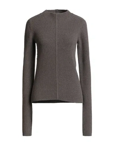 Rick Owens Woman Sweater Grey Size L Cashmere, Wool In Gray