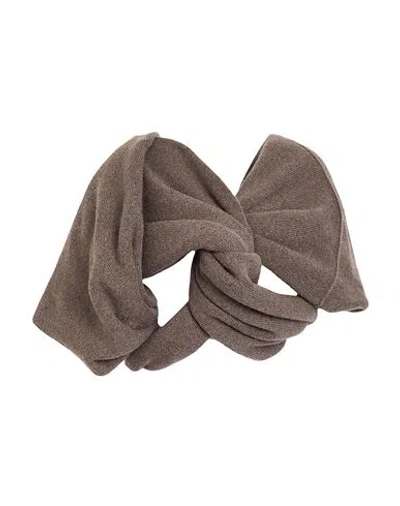 Rick Owens Woman Sweater Khaki Size Onesize Cashmere In Brown