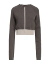 RICK OWENS RICK OWENS WOMAN SWEATER LEAD SIZE M CASHMERE, WOOL, VISCOSE, POLYESTER