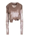 Rick Owens Woman Sweater Lead Size S Polyamide, Mohair Wool, Wool
