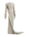 Rick Owens Woman Sweater Light Grey Size S Cashmere, Virgin Wool, Elastane
