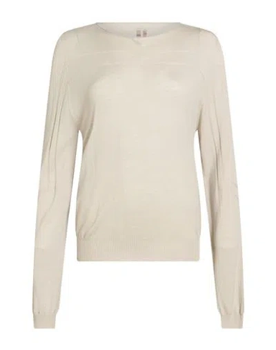 Rick Owens Woman Sweater Light Grey Size S Virgin Wool In Neutral