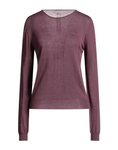 Rick Owens Woman Sweater Mauve Size S Virgin Wool In Purple