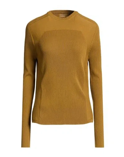Rick Owens Woman Sweater Mustard Size M Viscose, Polyester In Yellow