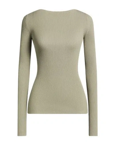 Rick Owens Woman Sweater Sage Green Size M Viscose, Polyester