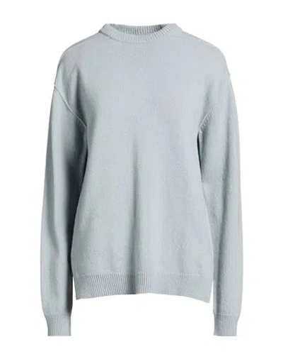 Rick Owens Woman Sweater Sky Blue Size S Cashmere, Wool In Gray