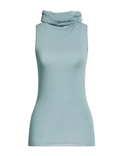Rick Owens Woman Sweater Slate Blue Size S Virgin Wool