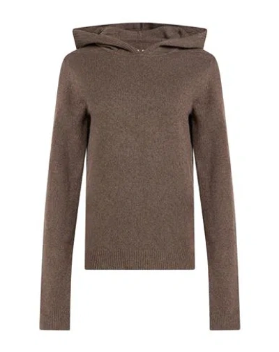 RICK OWENS RICK OWENS WOMAN SWEATER TAUPE SIZE S CASHMERE, WOOL
