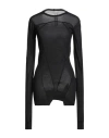 Rick Owens Woman T-shirt Black Size 4 Cotton