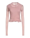 Rick Owens Woman T-shirt Blush Size 2 Cotton In Pink