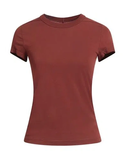 Rick Owens Woman T-shirt Brick Size 12 Cotton