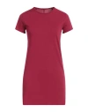 Rick Owens Woman T-shirt Burgundy Size 4 Cotton In Red