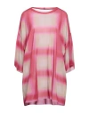 Rick Owens Woman T-shirt Fuchsia Size Onesize Cupro, Elastane In Pink