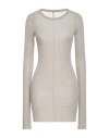 Rick Owens Woman Sweater Light Grey Size 6 Viscose, Silk