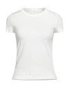 Rick Owens Woman T-shirt Off White Size 4 Cotton