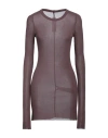 Rick Owens Woman T-shirt Plum Size 8 Viscose, Silk In Purple