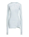 Rick Owens Woman T-shirt Sky Blue Size 4 Cotton