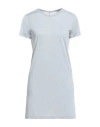 Rick Owens Woman T-shirt Sky Blue Size 6 Cotton, Cashmere In Blue