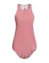 Rick Owens Woman Tank Top Antique Rose Size 4 Cotton In Pink