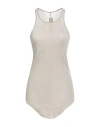 Rick Owens Woman Tank Top Beige Size 4 Cotton In White