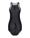 Rick Owens Woman Tank Top Black Size 10 Viscose, Silk