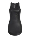 Rick Owens Stretch Leather Sleeveless Top In Black