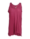 Rick Owens Woman Tank Top Garnet Size 6 Cotton In Red
