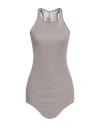 Rick Owens Woman Tank Top Grey Size 4 Cotton