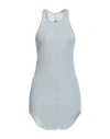 Rick Owens Woman Tank Top Sky Blue Size 8 Viscose, Silk In Blue