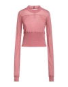 Rick Owens Woman Top Antique Rose Size 4 Cotton In Pink
