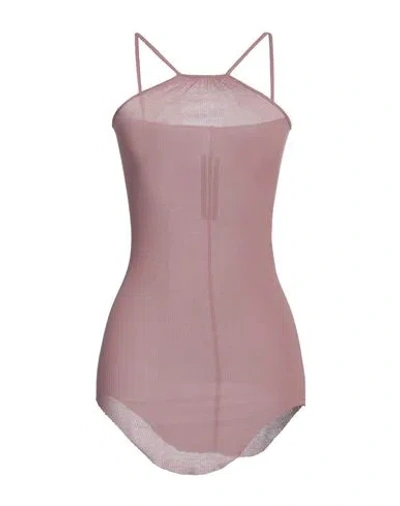 Rick Owens Woman Top Antique Rose Size 8 Viscose, Silk In Pink